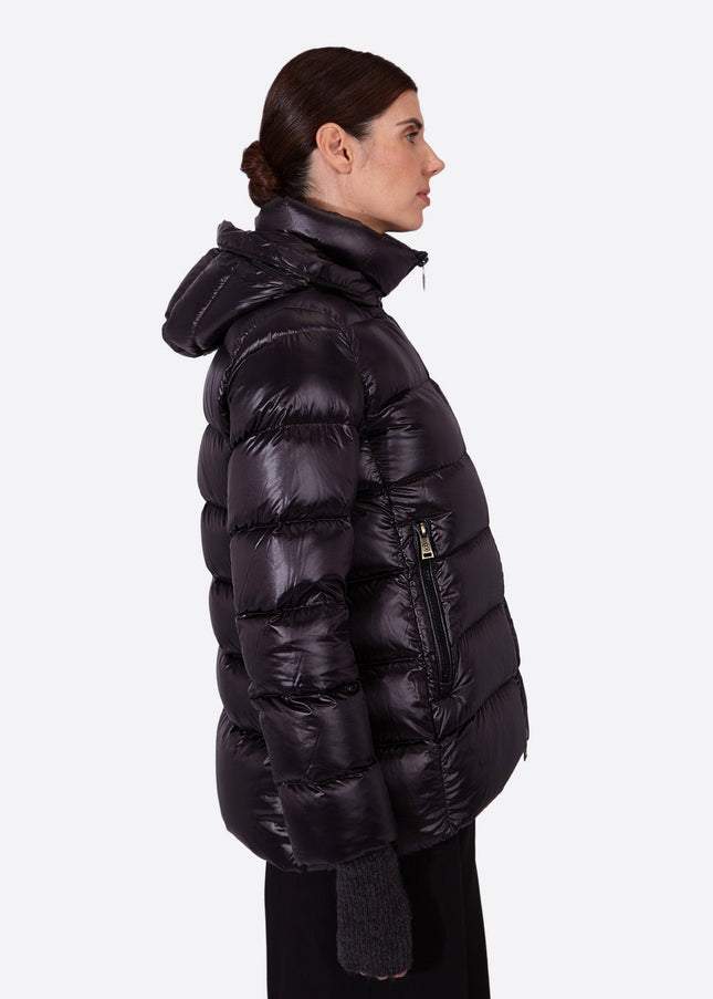 Women's down jacket PRINCESS-N BLACK