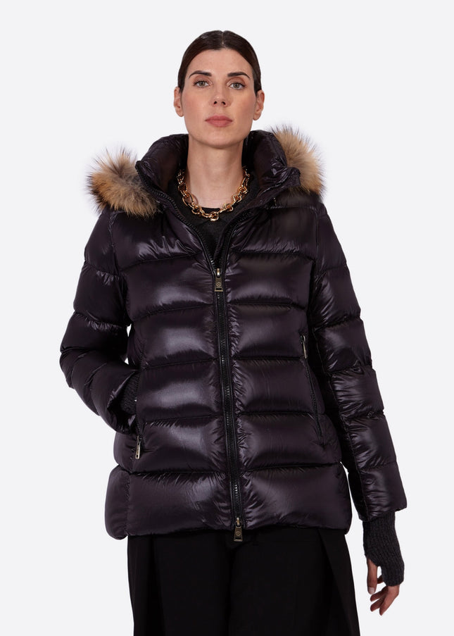 Women's down jacket PRINCESS-N BLACK