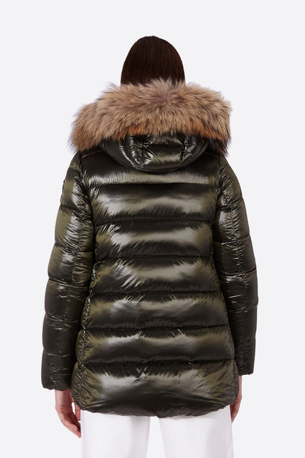 Women's down jacket PRINCESS-N KAKI