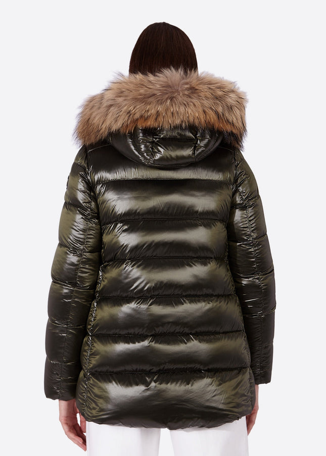 Women's down jacket PRINCESS-N KAKI