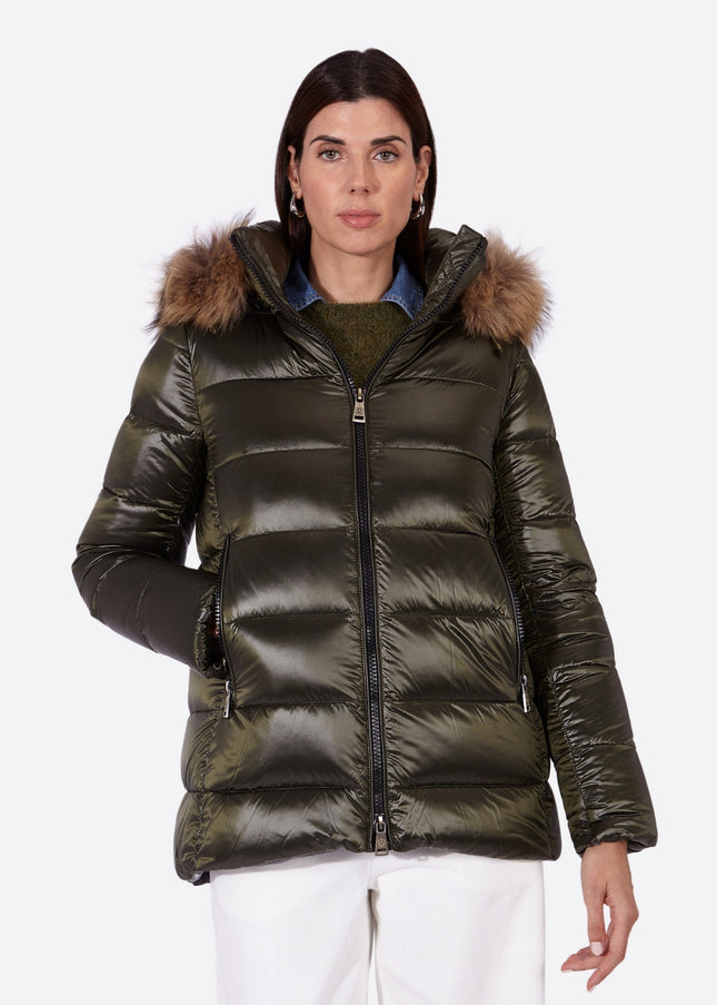 Women's down jacket PRINCESS-N KAKI