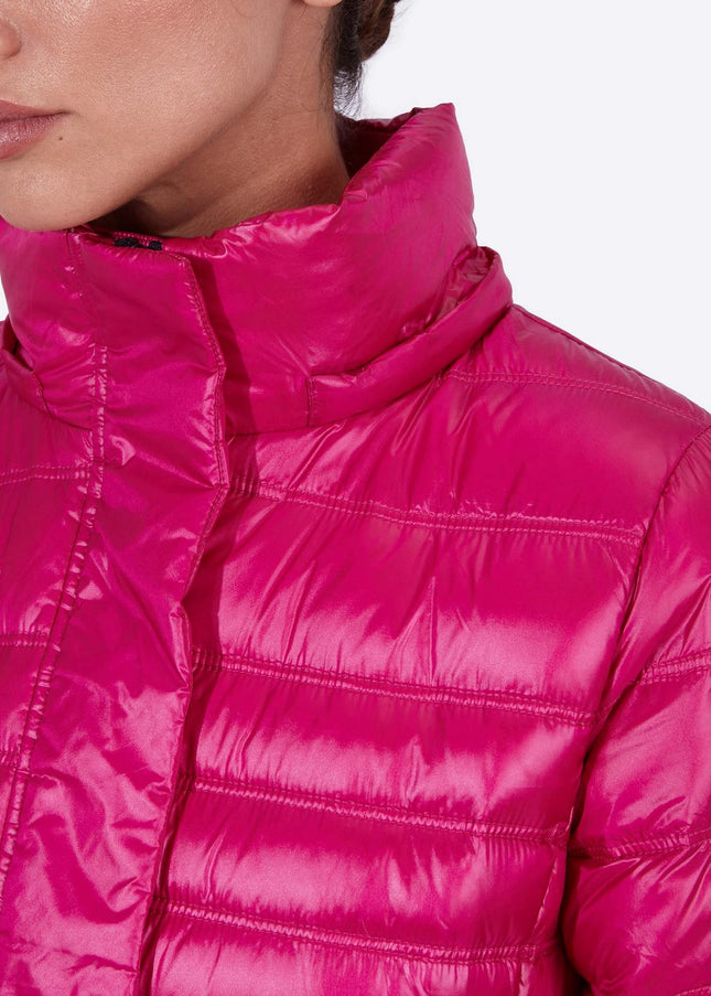 Women's down jacket ZOE Cardinal Pink