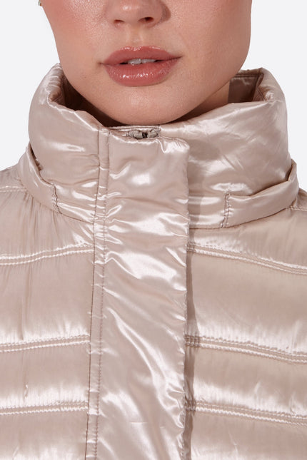 Women's down jacket ZOE Champagne