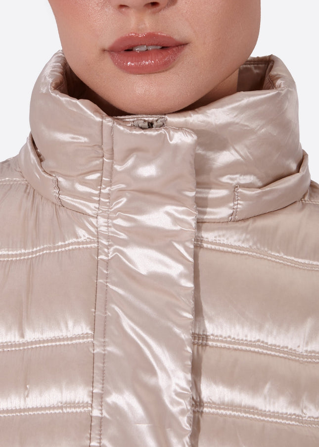 Women's down jacket ZOE Champagne