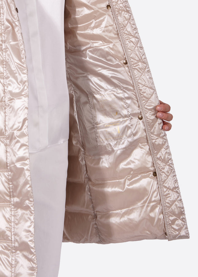 Women's down jacket ZOE Champagne