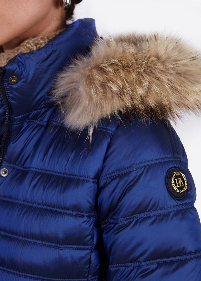 Women's down jacket ZOE Cobalto