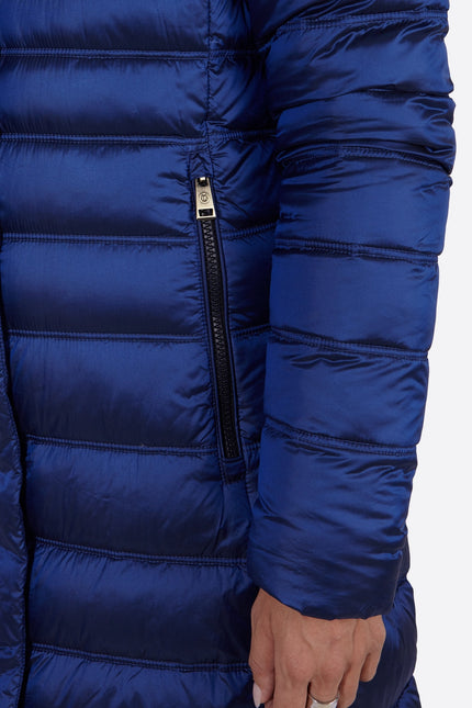 Women's down jacket ZOE Cobalto