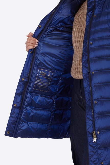 Women's down jacket ZOE Cobalto