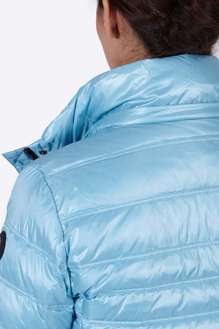 Women's down jacket ZOE Crystal Blue