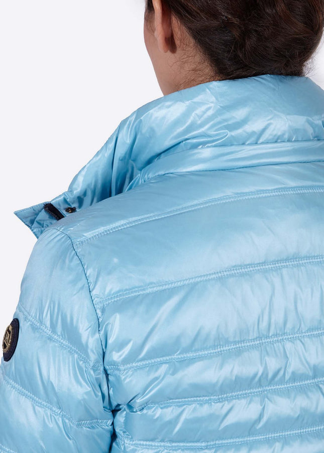 Women's down jacket ZOE Crystal Blue