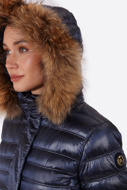 Women's down jacket ZOE Klein Blue