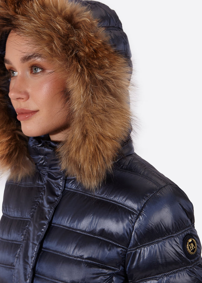 Women's down jacket ZOE Klein Blue