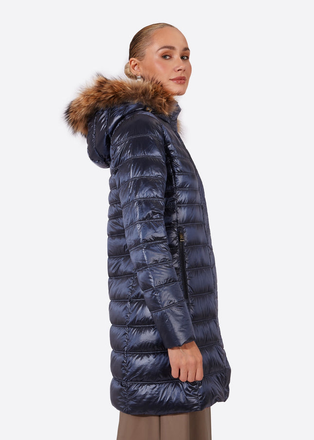 Women's down jacket ZOE Klein Blue