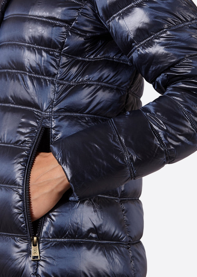 Women's down jacket ZOE Klein Blue