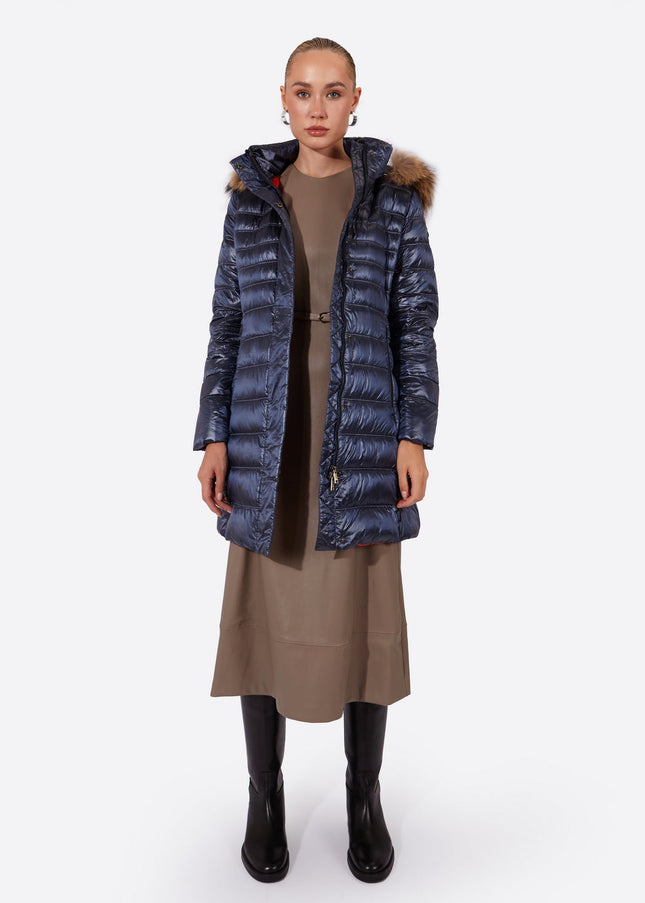 Women's down jacket ZOE Klein Blue