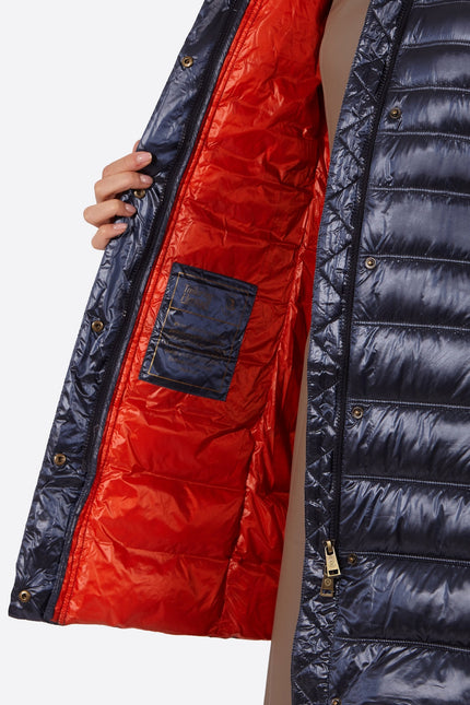 Women's down jacket ZOE Klein Blue