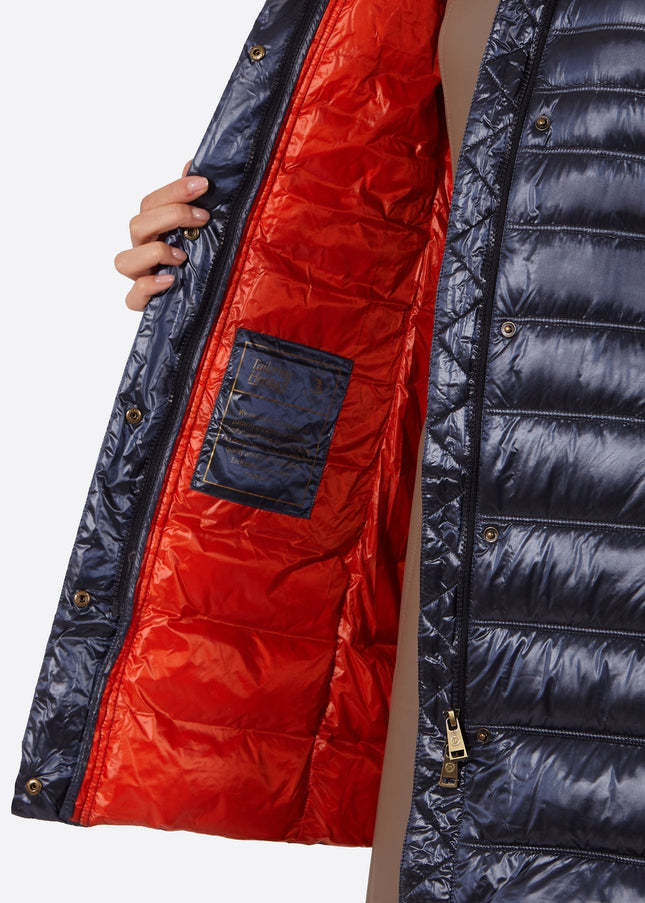 Women's down jacket ZOE Klein Blue