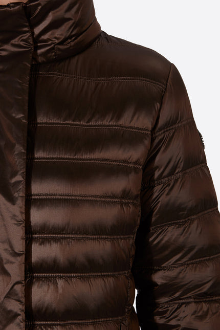 Women's down jacket ZOE Moka