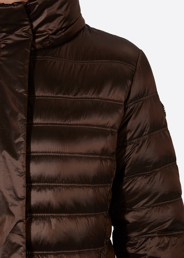 Women's down jacket ZOE Moka