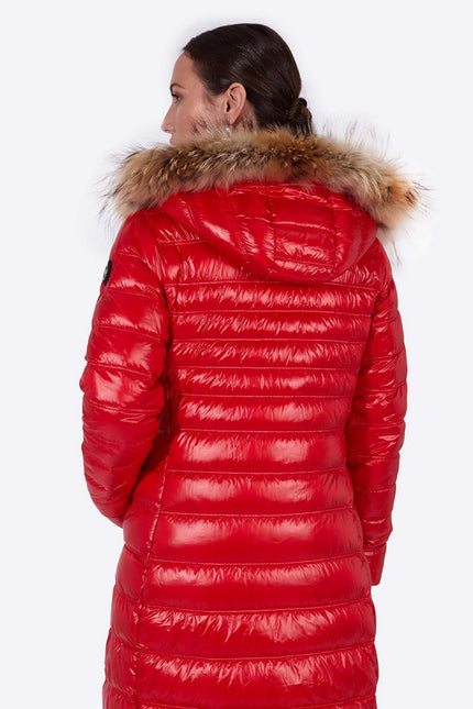 Women's down jacket ZOE Red