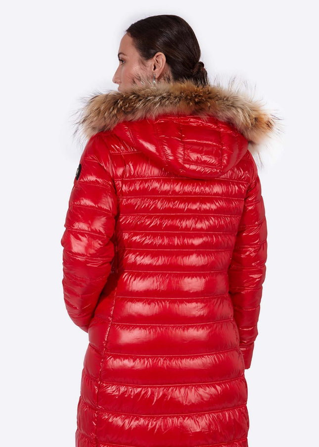 Women's down jacket ZOE Red