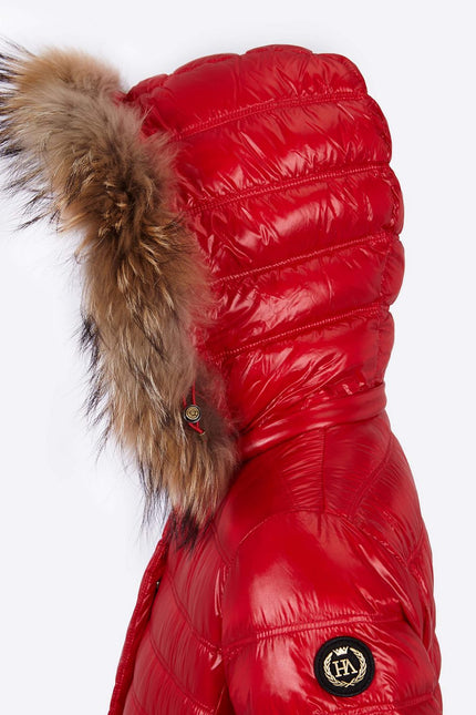 Women's down jacket ZOE Red