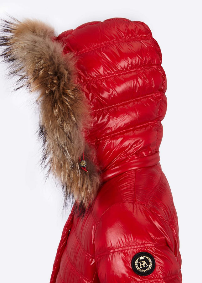 Women's down jacket ZOE Red