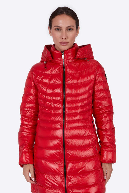 Women's down jacket ZOE Red