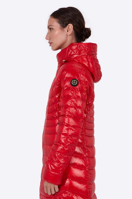 Women's down jacket ZOE Red