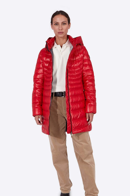 Women's down jacket ZOE Red