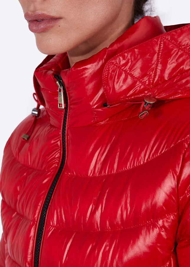 Women's down jacket ZOE Red