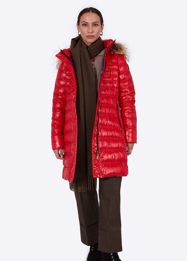 Women's down jacket ZOE Red