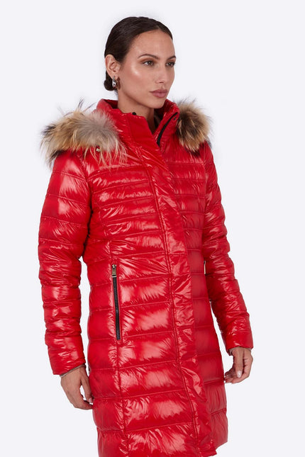 Women's down jacket ZOE Red