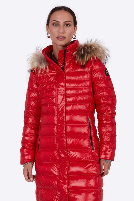 Women's down jacket ZOE Red