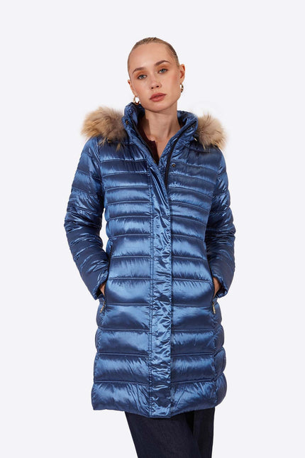 Women's down jacket ZOE Sapphire