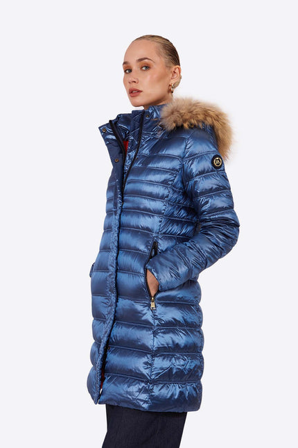 Women's down jacket ZOE Sapphire