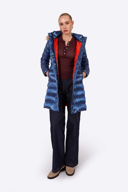 Women's down jacket ZOE Sapphire