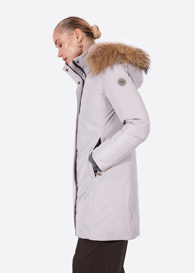 Women's parka SNOWFALL Gris Perla