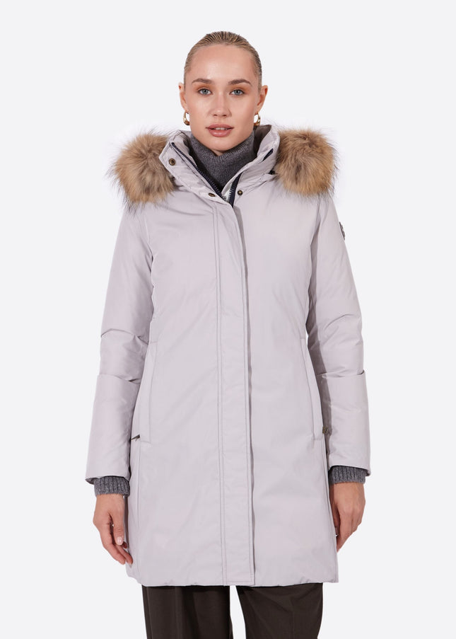 Women's parka SNOWFALL Gris Perla