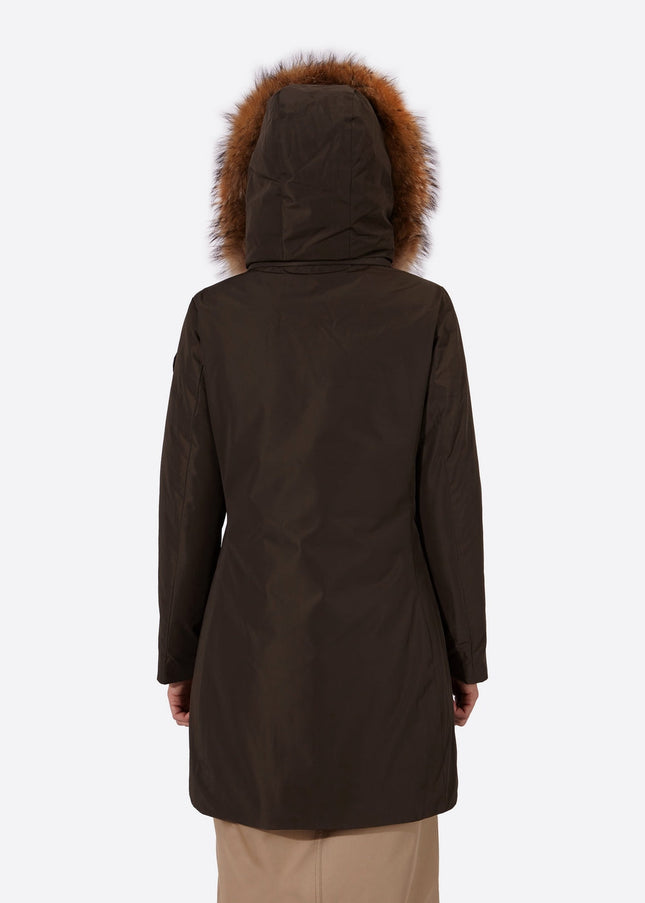 Women's parka SNOWFALL Khaki