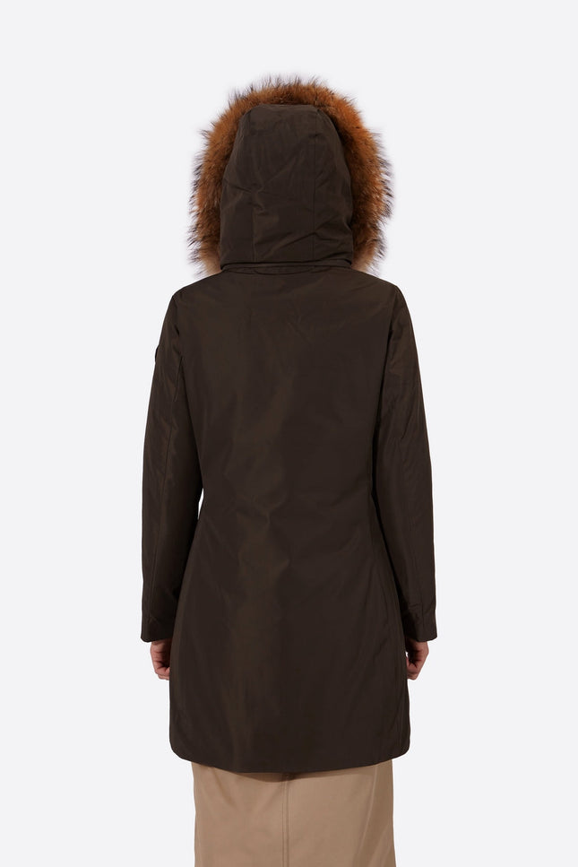 Women's parka SNOWFALL Khaki