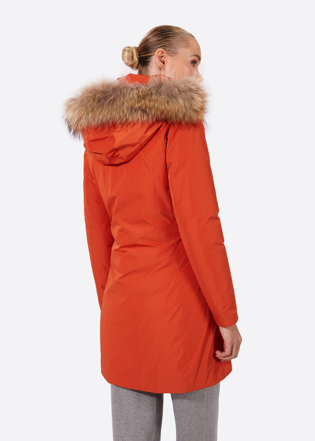 Women's parka SNOWFALL NARANJA