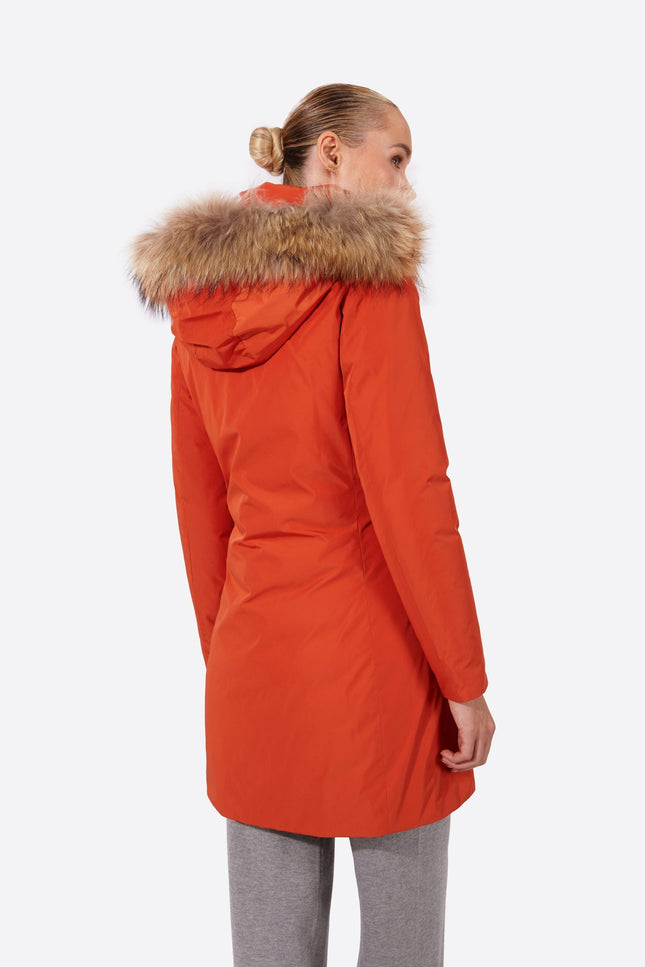 Women's parka SNOWFALL NARANJA