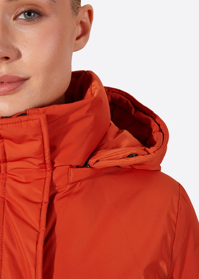 Women's parka SNOWFALL NARANJA