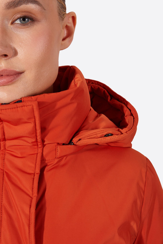 Women's parka SNOWFALL NARANJA