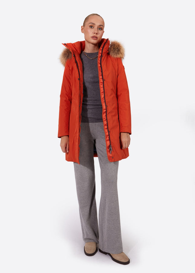 Women's parka SNOWFALL NARANJA