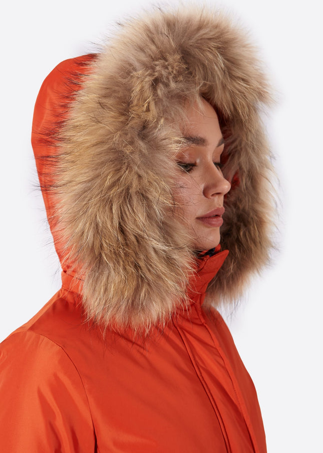 Women's parka SNOWFALL NARANJA