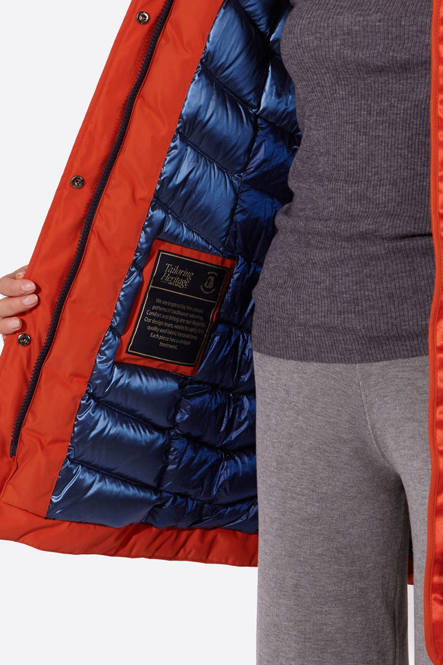 Women's parka SNOWFALL NARANJA