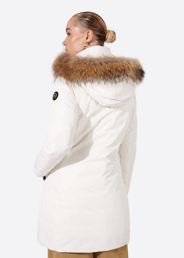 Women's parka SNOWFALL Nacre