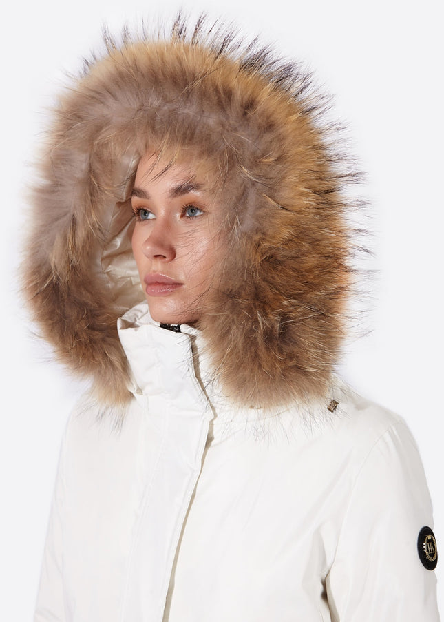 Women's parka SNOWFALL Nacre